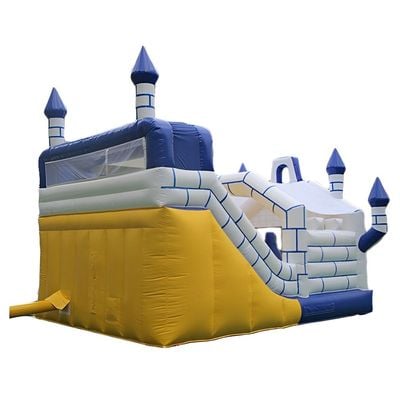 MYTS Snowy White Inflatable Playground Bounce House